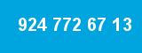 924 772 67 13